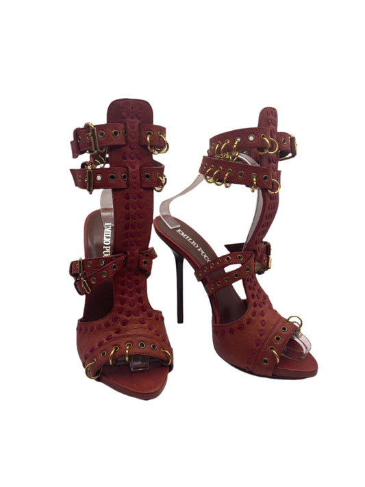 Emilio Pucci Caged Heels